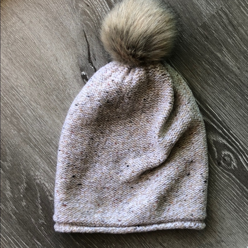 Madewell Faux-Fur Pom-Pom Beanie